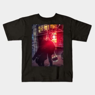 Walking Broadway, New York City Kids T-Shirt